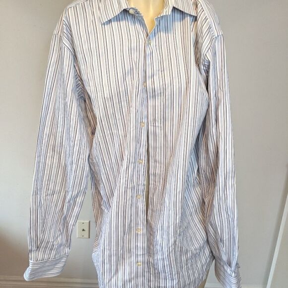 ETRO - stripped button up shirt - Picture 1 of 8
